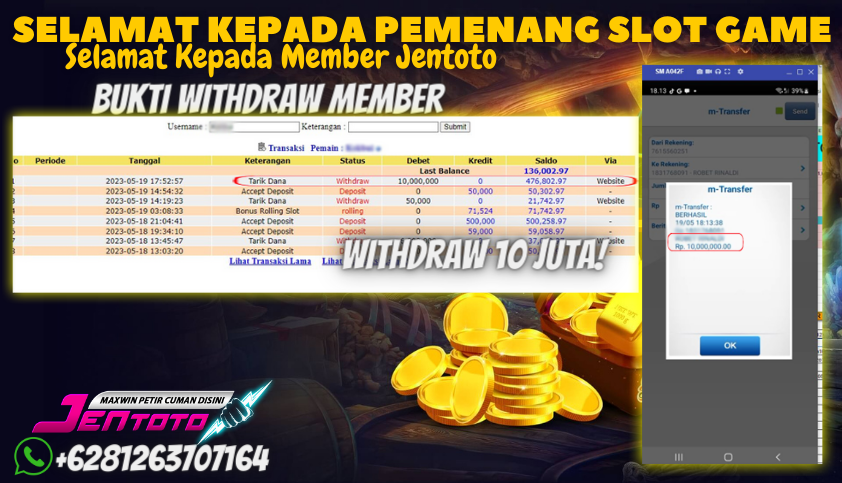 Bukti JP Slot Pragmatic Play Jentoto - Sweet Bonanza